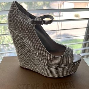 Steve Madden - Macie Rhinestone wedges